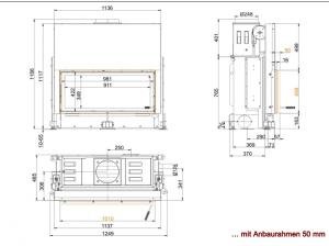 Architektur-Kamin 45/101 lifting door
