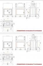 Stil-Kamin Tunnel 51/67 lifting door/side opening door