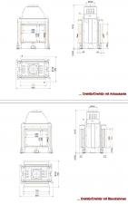 Stil-Kamin Tunnel 51/67 lifting door/side opening door