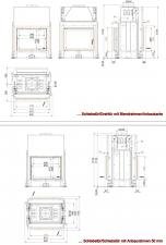 Stil-Kamin Tunnel 51/67 lifting door/side opening door