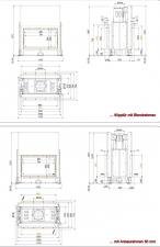 Stil-Kamin Tunnel 53/88 lifting/tilting door