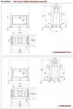 Stil-Kamin Tunnel 53/88 lifting/tilting door