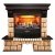 Real-Flame Stone brick 25/25,5 AO с очагом 3D Firestar 25,5