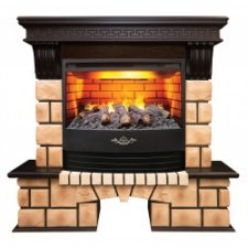 Real-Flame Stone brick 25/25,5 AO с очагом 3D Firestar 25,5
