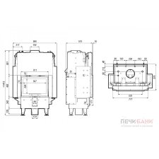 DEFRO HOME RIVA ME SHORT С ВОДЯНЫМ КОНТУРОМ