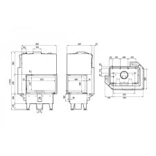 DEFRO HOME RIVA SM BL G SHORT УГЛОВАЯ С ВОДЯНЫМ КОНТУРОМ И ПОДЪЕМОМ СТЕКЛА ВВЕРХ