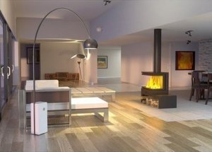 Печь камин KFD  STO MAX 14 3F